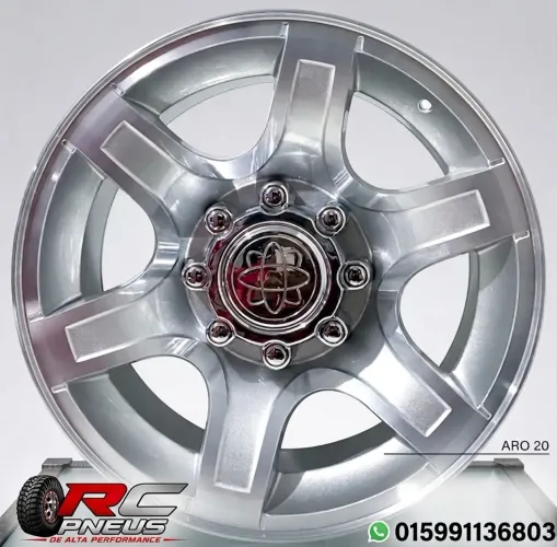 Jogo de rodas aro 20 da F250 Volcano super duty