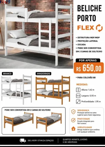 Beliche aparte de 650.00