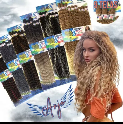 cabelo orgânico cacheado e liso