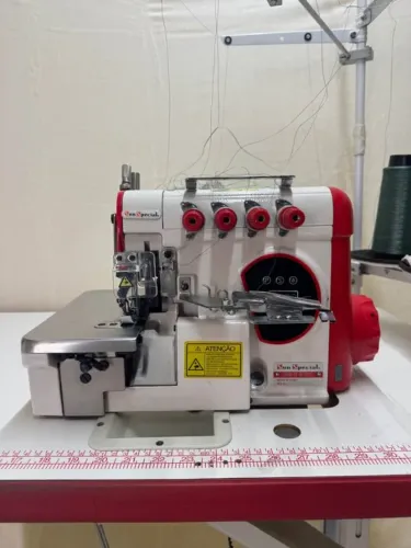 Máquina Costura Overlock Ponto Cadeia