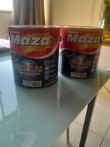 tinta maza direto na ferrugem 