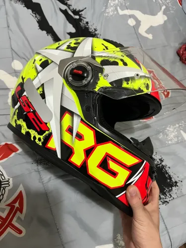Capacete LS2 ff358 edição Renato Garcia
