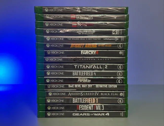Lote com 16 jogos Xbox one 