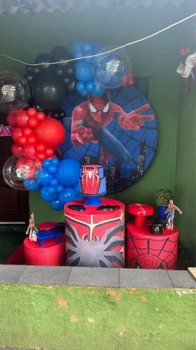 DECORAÇÃO INFANTIL HOMEM ARANHA GOIANIA