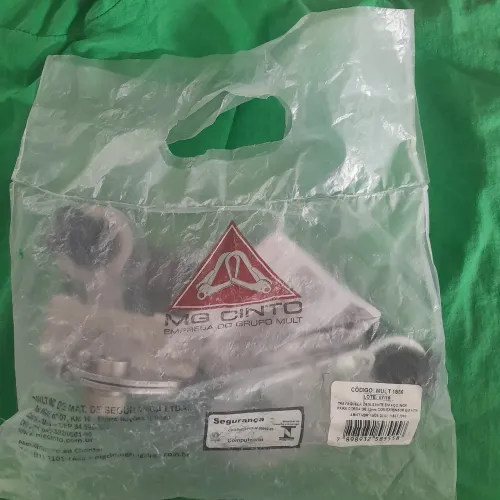 Trava-queda deslizante em aço inox