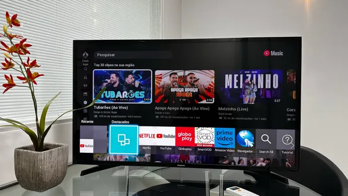 Smart TV LED Samsung 32 Polegadas - Netflix YouTube