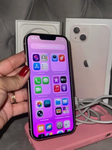 IPhone 13 128gb Rosê Todo original