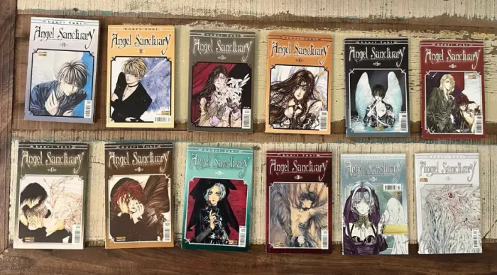 Lote de Mangás Angel Sanctuary Volumes 11-20, 23, 25 de Kaori Yuki