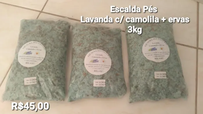 Escalda Pés 3kg