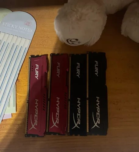 KIT MEMÓRIA RAM HYPERX FURY DDR3 16GB (4x4GB) 1866MHz 