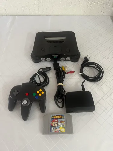 Nintendo 64 Tdo Original Com Smash Bros