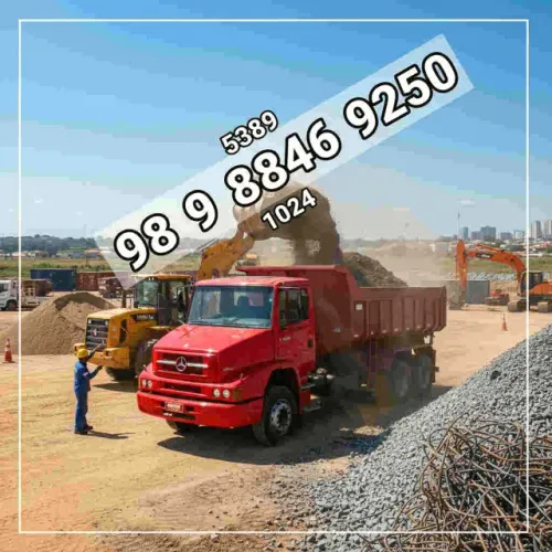 Carrada d aterro, pedras, areia, barro, entulhos, matacao etc.. Disk Carrada