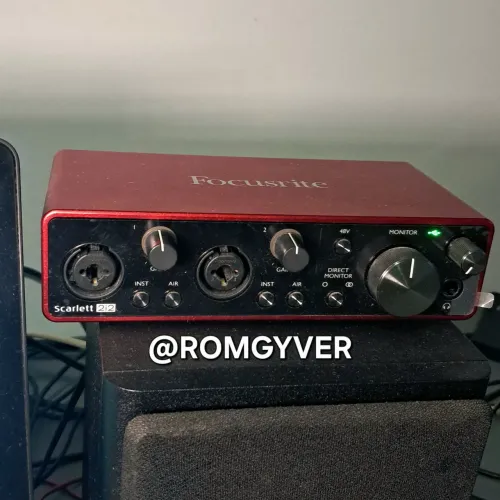 Focusrite scarlett 2i2 Interface de Áudio Placa de Som