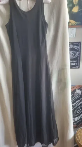 Vestido pretinho basico longo 40