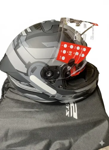 Capacete LS2 Stream II Preto Fosco - Tamanho 58 - Com Intercomunicador