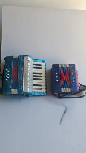 Acordeon infantil funcionando, as 2 por 199,00 somos loja, testamos na hora - 1103