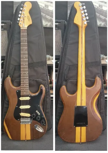 Guitarra Giannini Ae08S strato 1980 Vintage 
