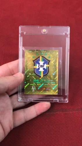 Figurinhas Original Escudo Seleçao Brasileira 2022 No Case Magnetico