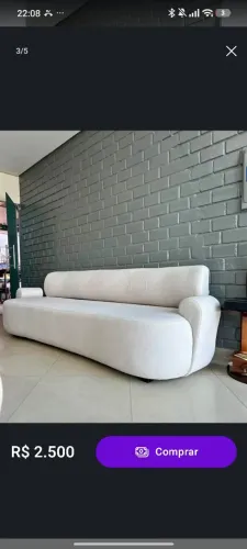Sofá orgânico promoção