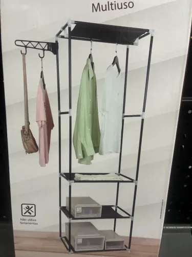 Arara Closet Modulada Preta 