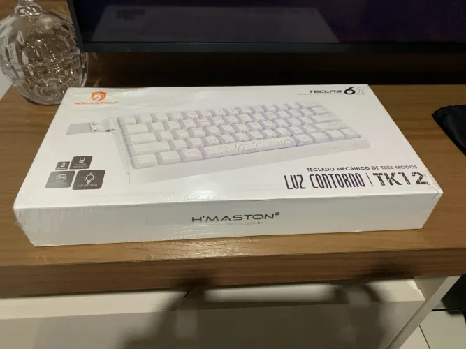 Vendo teclado 6 em 1 - TK12 branco por 450$ - chamar no WhatsApp *