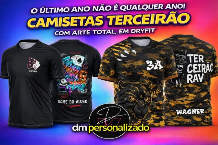 Camisetas Para uniforme empresa ou Terceirão
