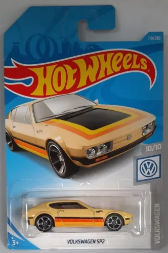 Hot Wheels Volkswagen SP2 Amarelo - 2017