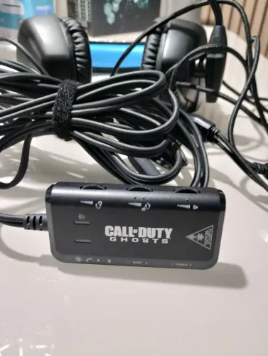 Receptor transmissor Call of Duty Ghosts edição limitada com headset novo 