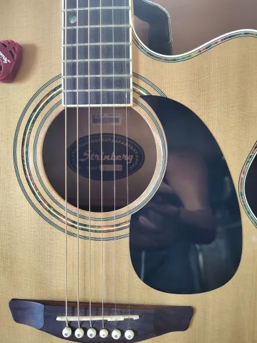 Violão Strinberg Jumbo elétrico 