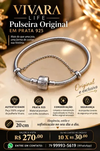 Pulseira LIFE Vivara ORIGINAL