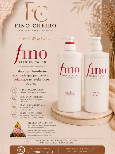 Shampoo e condicionador Fino