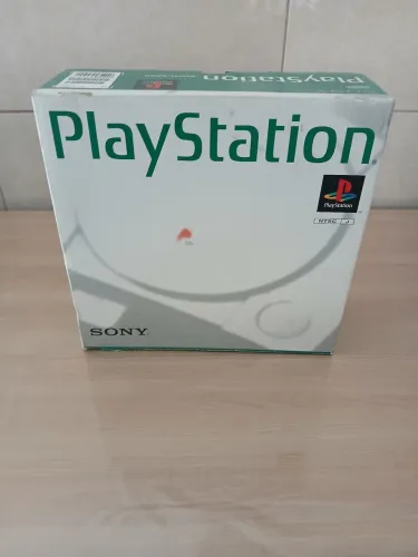 Playstation 1 Fat - Caixa Verde - CIB - Japonês 