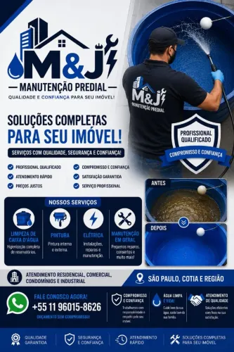 Trabalho de qualidade e confiança , e com a M&J