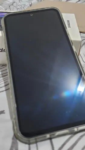 Samsung Galaxy A54 c/256 Gb na cor preta - Acompanha caixa, carregador, cabo e capa GoCase