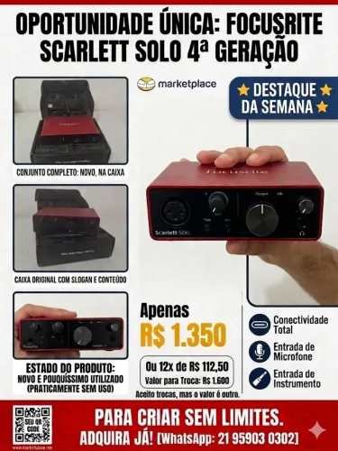 Scarlet 4 geração novo