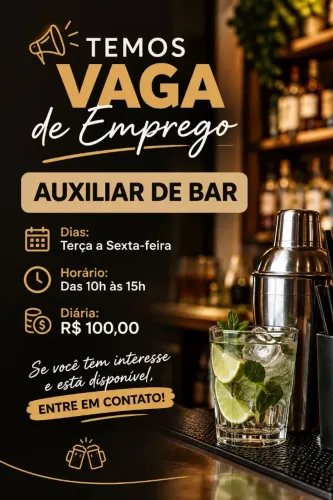 Auxiliar de Bar