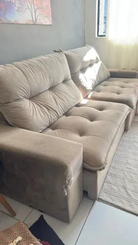 Sofá retrátil 4 lugares