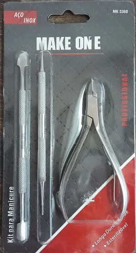 Kit de manicure profissional alicate de unha e acessorios