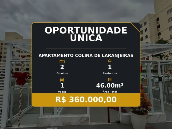 Lindo apartamento em Colina de Laranjeiras com lazer completo!