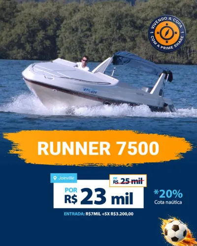 Lancha 24 pés-20% Promo Copa Prime