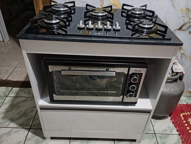 Vendo fogão  Cooktop com balcão zerado