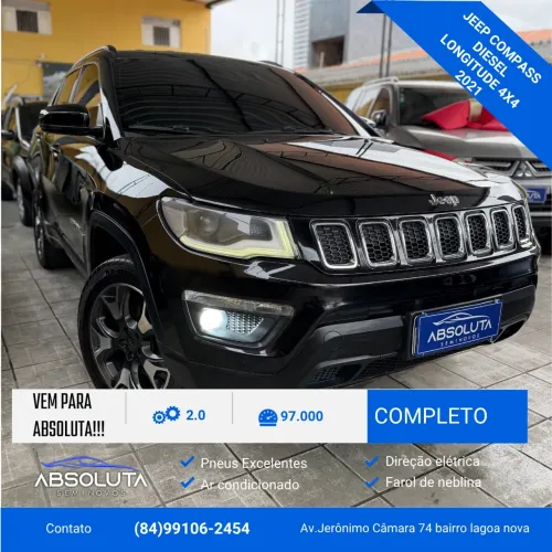 Jeep Compass Longitude 2.0 4X4 Dies. 16V Aut. 2021