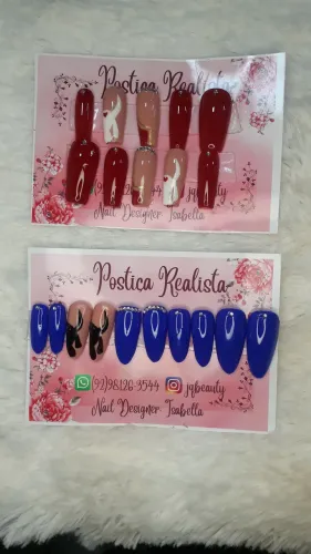 Postiça Decorada Boi Garantido e Caprichoso