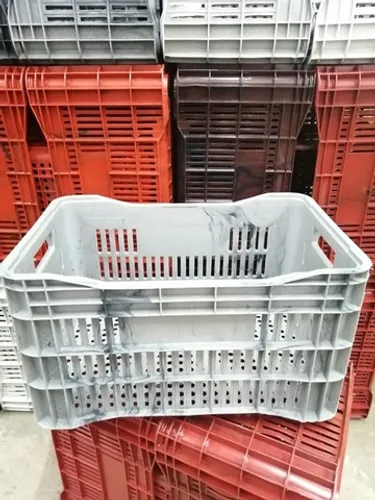 Caixa Plastica Agricola Hortifrúti 31x36x56cm 49 Litros Manchadas
