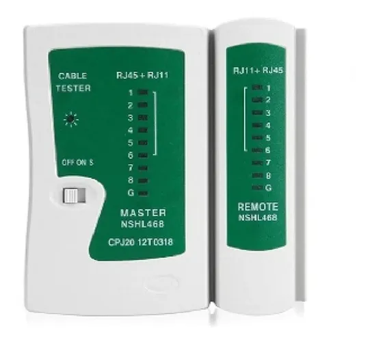 Testador De Cabos Rede Lan Rj45 Rj11 Telefonia Teste