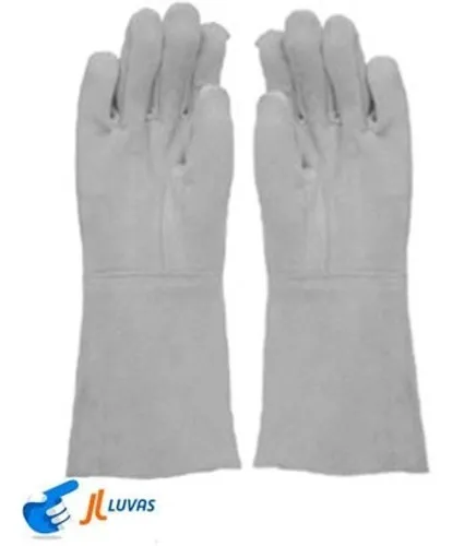 Luva De Raspa Punho 15cm Com Reforço - JL Luvas