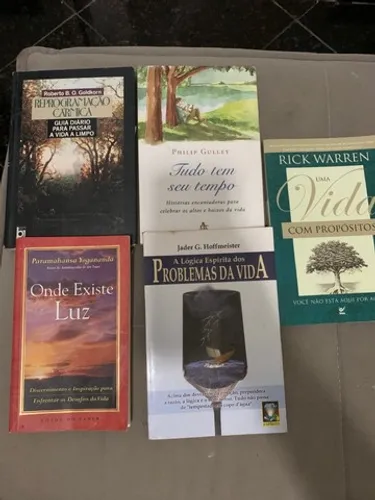 Lote 5 livros auto ajuda