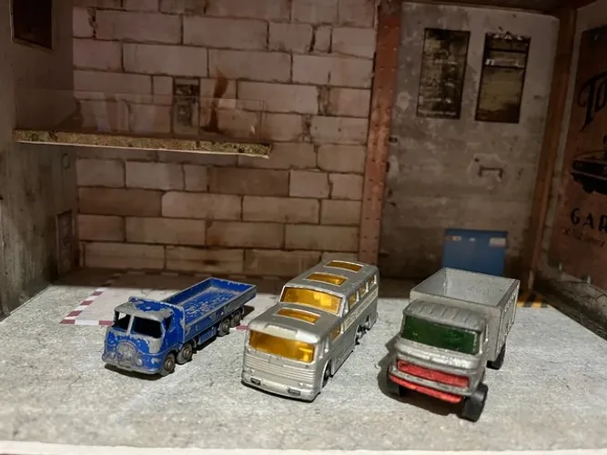 Lote matchbox ônibus caminhões