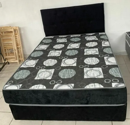 Cama Box casal colchão Densidade 33 