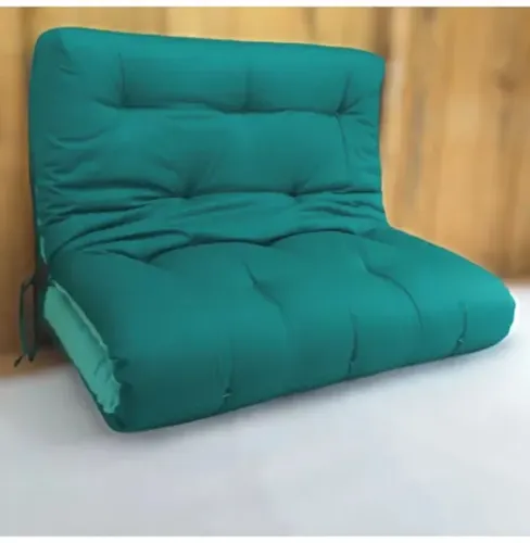 Futon Sofá/Cama Dobrável em S 